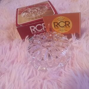 Vintage Royal Crystal Rock Trinket Dish